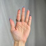 VTG Y2K Steppie Co. Wooden Heart Adjustable Ring Mint Green Whimsical Handmade Photo 9