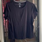 Croft & Barrow  The Classic Tee Womens Solid Black Cotton Crewneck T-Shirt PXXL Photo 0