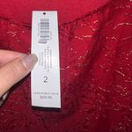 Chico's  Red and Gold size 2 which is a 12/large Blouse Photo 1