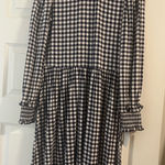 Draper James  Kitty Dress in Navy/White Gingham Size Medium EUC Photo 0