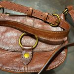 Frye  llana Harness Leather Small Saddle Bag
Crossbody Brown Cognac Photo 4