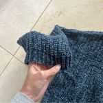 She & Sky Chenille Cable Knit Sweater Scalloped Edges Sz M Photo 2