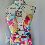 Lulu's Multicolor Backless Dress Pink Photo 1