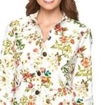 NWT Disney Alice Through The Looking Glass By Colleen Atwood Cotton Jacket XL White Photo 0