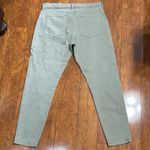Women Olive Green Jeans Size 31 Photo 4