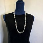 Vintage Artisan Crystal Glass Bead Necklace and Earrings Set Photo 9