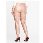 Old Navy  Mid-Rise Coated Pixie Ankle Pants for Women Metallic Rose Gold‎ Size 4 Photo 1