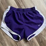 Nike Purple White Athletic lined running Shorts sz M Photo 1