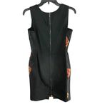 Aquilano Rimondi Sheath Dress 40 US S Black Floral Italy Romantic Euro Summer Photo 8
