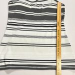 Lululemon  Women's Power Y Padded black & white Striped Tank Top Yoga Athleisure Photo 2