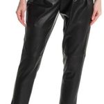 BLANK NYC Belted Paperbag Waist Vegan Leather Pants Photo 0