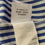 Bardot  Striped Asymmetric Striped Button Down Shirt Photo 6