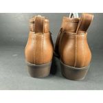 Lane Bryant Dream Cloud Side-Dip Ankle Boot, Cognac Faux Suede, Size 10W Photo 3