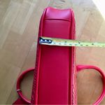 Tote&Carry Faux Snakeskin, Jetsetter 15 inch Laptop Bag, Briefcase, Red, Vegan Red Photo 7