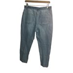 Nasty Gal ✨ High Rise Inside Out Blue Wash Contrast Tapered Leg Mom Sz 8 Jeans✨ Photo 4