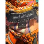 Haute Hippie Style M Sleeveless Button Back Boho Floral Blouse Top whimsi Y2K Photo 2