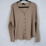 Urban Outfitters Out From Under Beige Jojo Thermal Henley Shirt Size Medium Photo 3