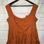 Cider  • Mini Dress • Brown/Orange • Medium • Tiered Photo 6