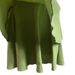 Halara  Backless Adjustable Straps Green Sleeveless Tiered Dress Photo 10