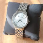 Michael Kors  Silver Watch with Crystal Bezel Photo 0