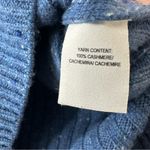 Derek Lam  10 Crosby Blue Cashmere Turtleneck Ribbed Knit Sweater, Size M Photo 5
