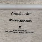 Banana Republic  Timeless Tee Long Sleeve V-Neck Shirt Size Med EUC #2813 Photo 1