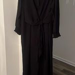 City Chic  Women's Trendy Synthesis Jumpsuit Black Size 20 wide leg Photo 12