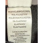 Flora Nikrooz FN  black tank lace chemise nightgown size large 33" length Photo 1