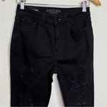 Arizona Jeans Arizona Jean Co Black Very Distressed Hi Rise Jegging Jeans Size 7 Long Juniors Photo 0