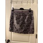 Lee  Skort w/Inner Shorts Women's 16 / M Gray Camo Stretch Regular Fit Mid Rise Photo 11