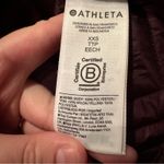 Athleta Sherpa Snap Sweatshirt Size XXS Maroon Long Sleeve Cozy Fleece Pullover Photo 7