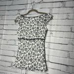 Loft Ann Taylor Black and White Cap Sleeve Fitted Blouse SZ 2 Petite Chic Preppy Photo 8