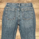 J.Crew Mid Rise Flare Crop Stretch Blue Jeans Size 29 Petite Photo 4