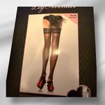 Leg Avenue  Stay Up Black Thigh‎ High Stickings nwt Photo 2