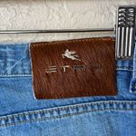 ERTO cotton linen blend slim jeans Blue Size 8 Photo 4