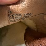 Boc Slip on Mule Clog Faux Leather Tan Brown Buckle Detail Comfort Heel Boho 7M Size 7 Photo 6