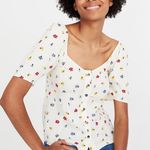 Madewell Seamed Shirt in Confetti Floral Photo 0