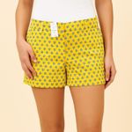 J.Crew Women’s Yellow Floral Print Shorts – Size 8 – NWT Photo 0