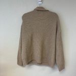 ANINE BING  Sydney Wool Alpaca Blend Turtleneck Sweater in Camel Size XS Photo 5