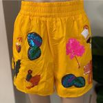 Queen Of Sparkles Shorts Yellow Size M Photo 0