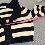 Moschino  Striped Ruffled Cropped Cardigan size us 8 Photo 11
