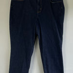 Lands' End Women's Dark Blue Straight Leg Jeans Size 20W Photo 0