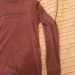 Abercrombie & Fitch Long Sleeve Mauve Top Photo 4