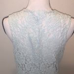 LuLaRoe Lace Sleeveless Duster Vest in Sage Green Small Photo 5