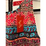 Tigerlily  Anthropologie‎ Boho Print Tank Dress size 6 NWT Photo 2