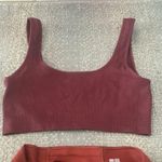 Uniqlo  Airism biker shorts with a waffle H&M sports bra M Photo 5