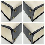 Coach Leatherware White and Tan Handbag with crossbody strap Photo 10