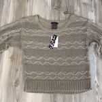 Fire Los Angeles  Taupe Knit Sweater NWT Photo 0