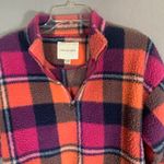 American Eagle Fuzzy Sherpa Plaid
Quarter Zip Ladies Sz XS Top Photo 4