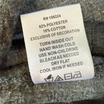 Indigo Soul Charcoal Gray Embroidered Dress Boho Ruffle Flowy Medium Photo 5